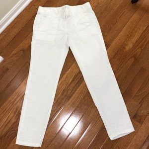 Loft 00P white cargo pants